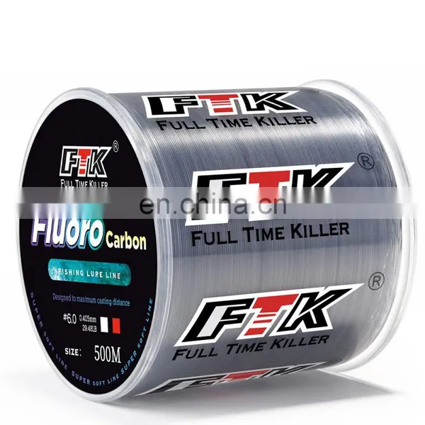 Top Sales Nylon Fishing Line 300m/500m 3 Colors Strong Pull Power Line Fluorocarbon Fishing Line photo-2
