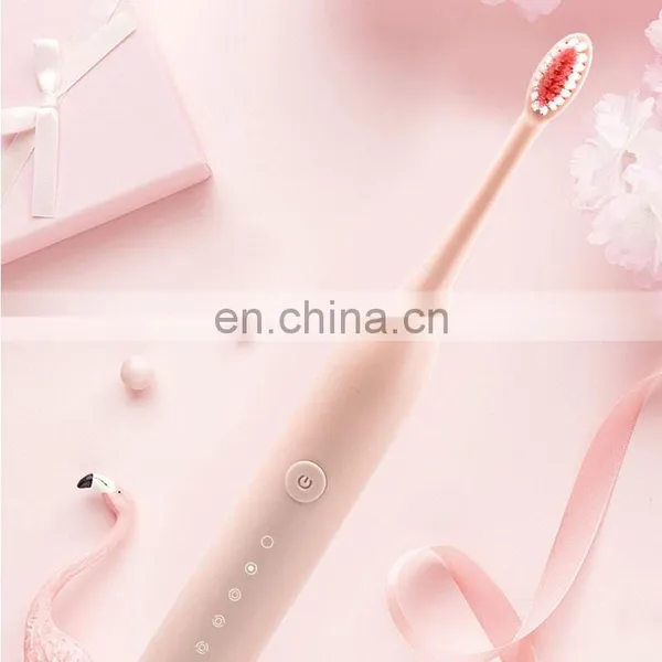 Wholesale Supplier 2021 Eco Friendly Beautiful Ultrasonic Slim Electric Toothbrush photo-2