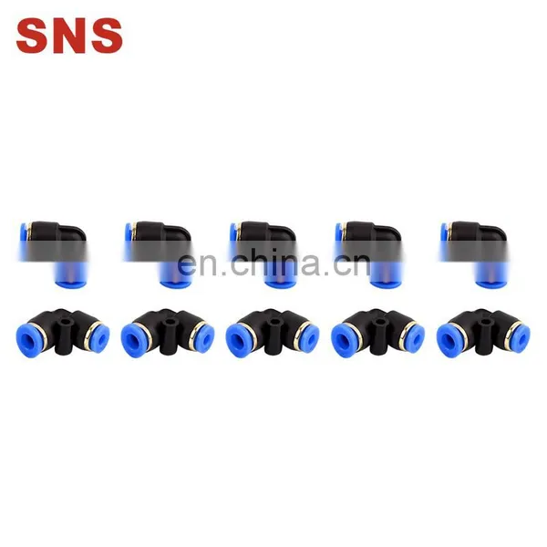 SNS SPVN Series Pneumatic Push In Connect Fitting Elbow Pipe Tube Reducer Quick Connector photo-2