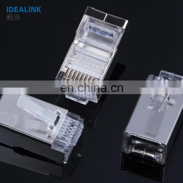 New Promotion 1000pcs Set Ftp Male Modular Plug 8p8c Cat5 / 6 RJ45 Keystone Connector photo-4