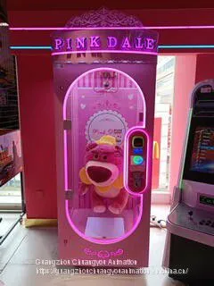 Guangzhou Chuangyou Animation Pink Scissor Machine Cutting Big Doll Doll Machine