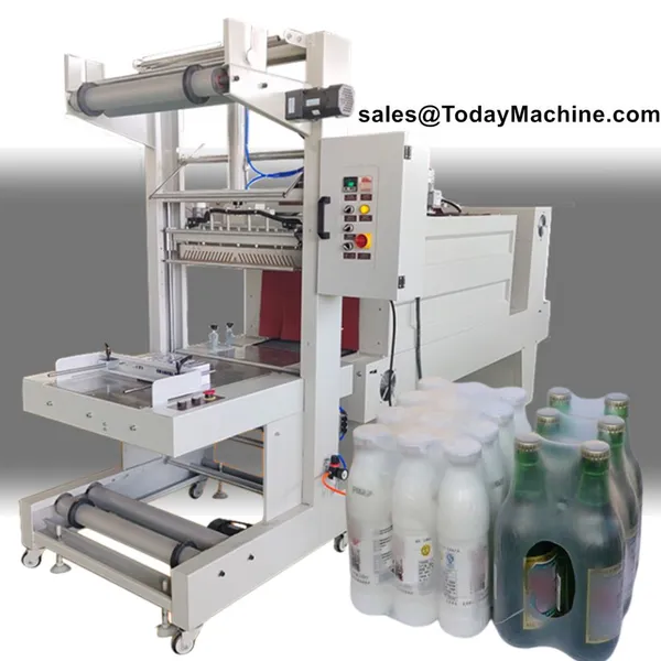 Automatic Plastic PE Film Side Flow Sleeve Shrink Wrapping Machine for Boxes Bottles photo-2
