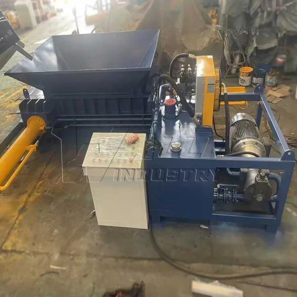 Plastic Bottle Compressor Cardboard Baler Waste Paper Baler Scrap Metal Baler photo-2