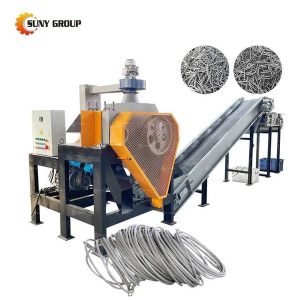 Scrap ACSR Wire Recycling Machine Steel Core Aluminum Wire Sorting Machine ACSR Recycling photo-2