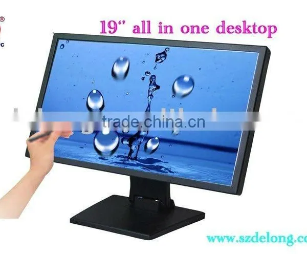 19" 4wire Resistive Touch Embedded Industrial All in One pc Computer photo-2