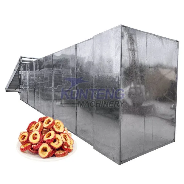 Stainless Steel Continuous Vegetables Drying Machine Fruits Drying Processing Line