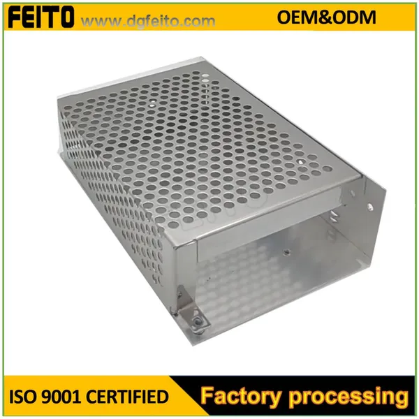 ISO Certificated Feito Manufacture Aluminum Industry Switch Power Supply Box Shell Custom Sheet Metal Fabrication Product