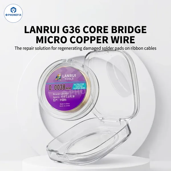 LANRUI G36 High-Conductivity Micro-Soldering Wire for Motherboard Rework photo-4