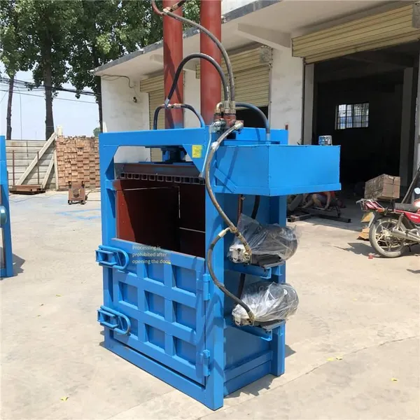 Hydraulic 60-ton Film Waste Sponge Baler, Plastic Bag Compressor, Carton Scrap Bundling Machine photo-2