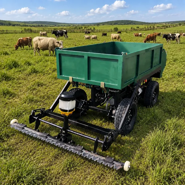 Remote Controlled Orchard Mower with 680kg Payload Capacity and High Efficiency Grass Cutting System