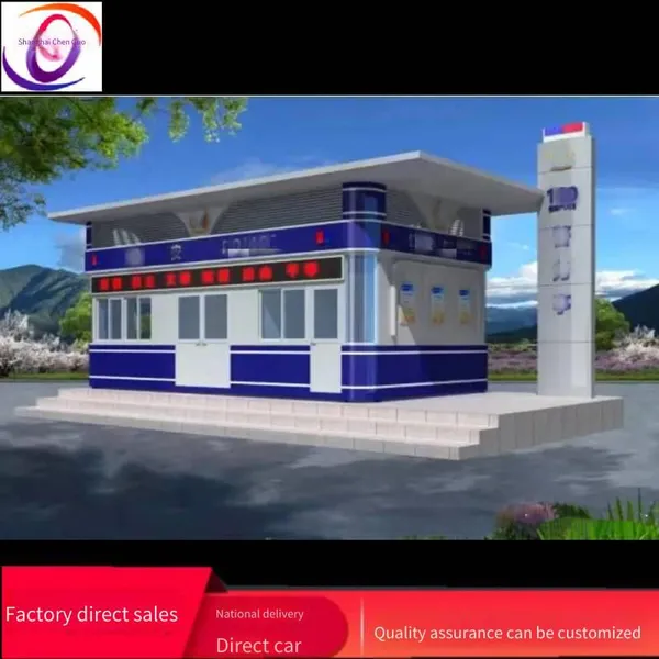 Security Rest Room With Toilet, Guard Room in the Factory Area, Real Stone Paint Security Guard Booth, Guard Duty Room in Schools and Kindergartens