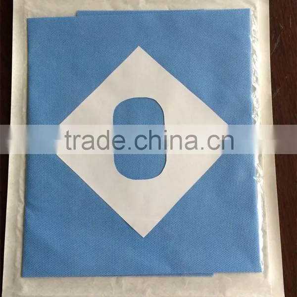 Disposable SMS Sterilized Fenestrated Surgical Drape With Hole