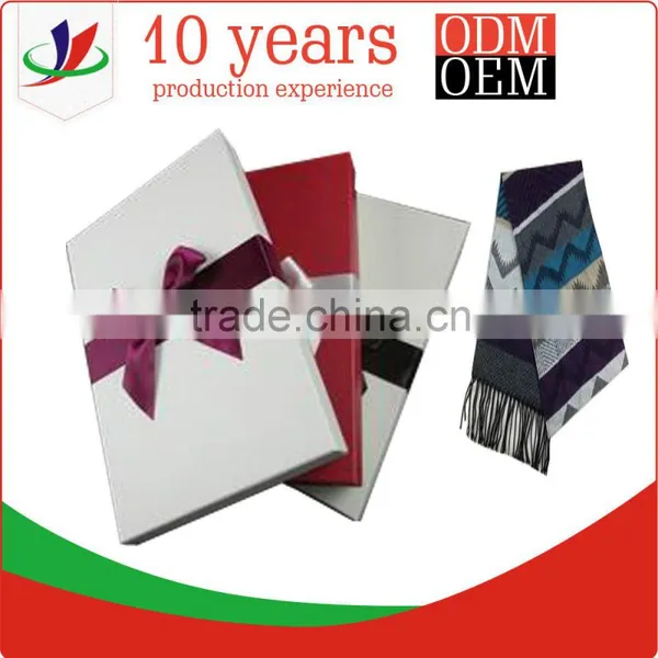 Scarf Christmas Gift Boxes White Gift Box photo-2