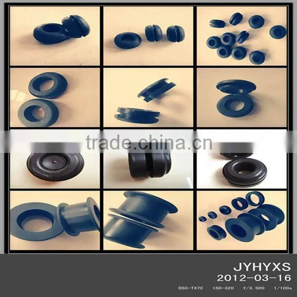 EPDM/silicone/Natural Rubber/NBR/recycled Rubber/CR(Neoprene) High Quality Rubber Wire Grommets