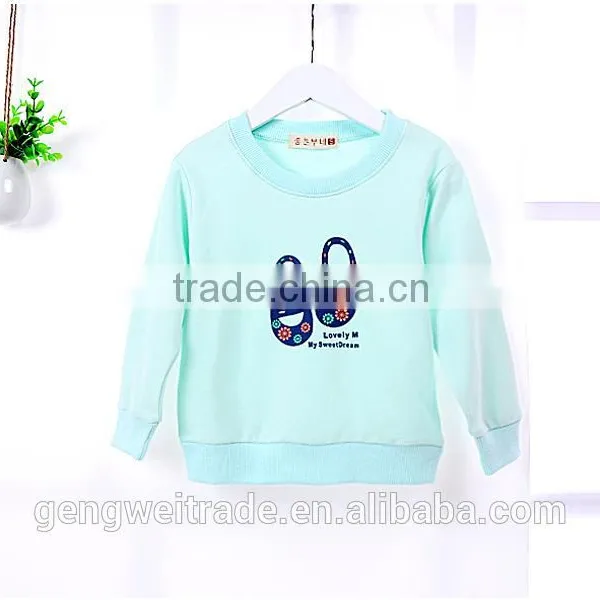 2015 Infant Toddler Clothing Kids T-shirt Cute Pattern Printing Long Sleeve Girls Outfit Tops Tshirts photo-2
