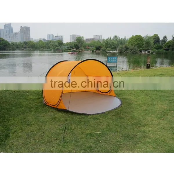 Curved Design 3- 4 People Beach Shade Tents Wind Proof Pop Open Beach Ttent Pop Up Quality Choice photo-5