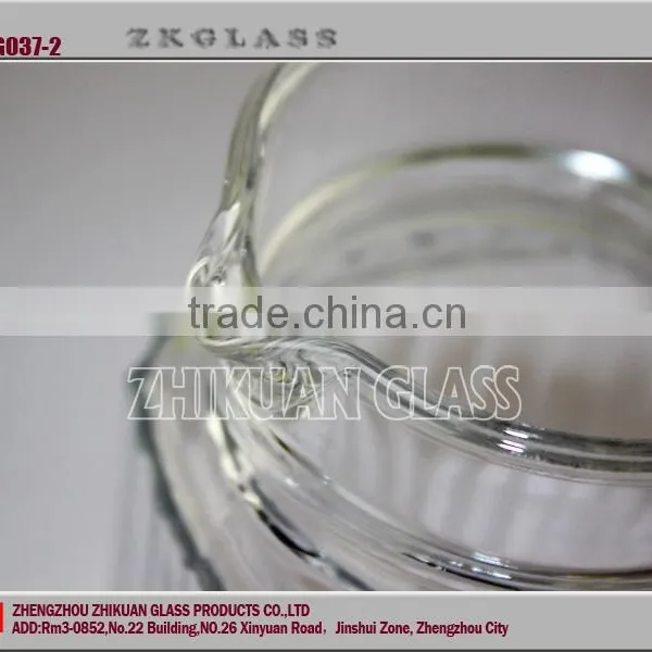 Hot Selling Good Quality Juice Jug;water/juice Glasses With Lid;high Quality Clear Glass Jug photo-3