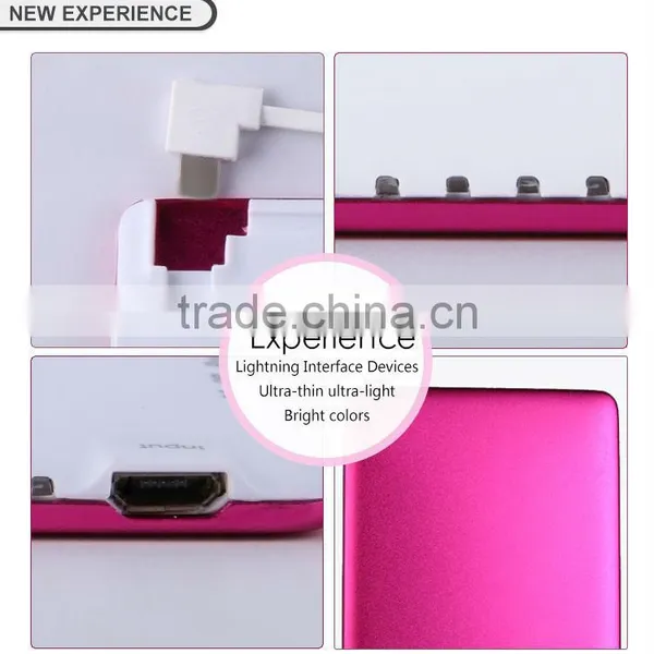 2015 Credit Card Power Bank 3200mah With Built in Cable Universal Power Bank photo-2