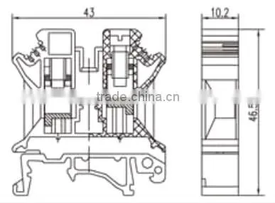 SUK-10 Din Rail Terminal Block Screw Connector photo-6