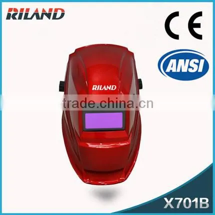 Riland Brand New Design High Quality Auto Darkening Welding Helmet Galvanized Welding Helmet photo-2