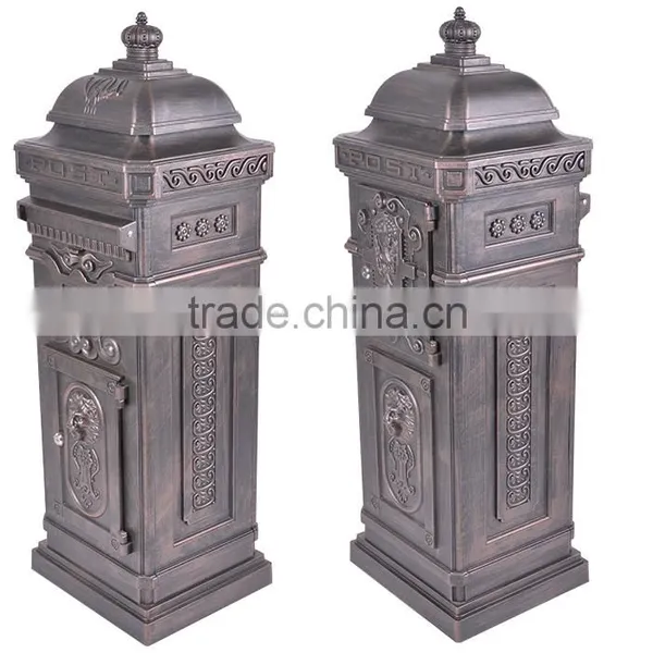Europe Lion Decorative Cast Aluminiun Big Mailbox From China photo-6