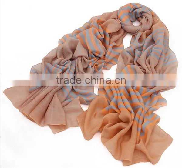 Custom Design Digital Print Excellent 100% Silk Scarf Bound photo-5