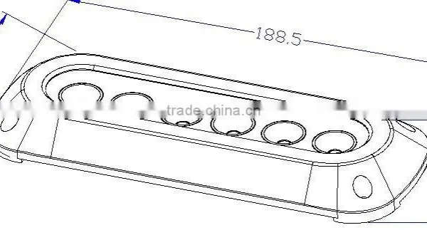 18W Surface Mount Yacht Marine Underwater Boat LED Lights photo-5