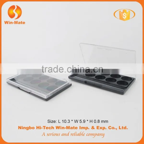 New Fashion Wholesale 10 Round Grid Transparent Cap Plastic Eyeshadow Box Supplier photo-2