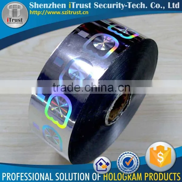 Custom Hologram Hot Stamping Label Heat Transfer Foil Localized Hot Stamping Foil photo-3