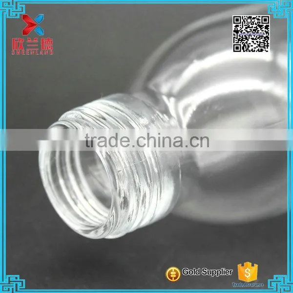 Clear Glass 125ml Childproof Cap Empty Cough Syrup Bottle photo-3