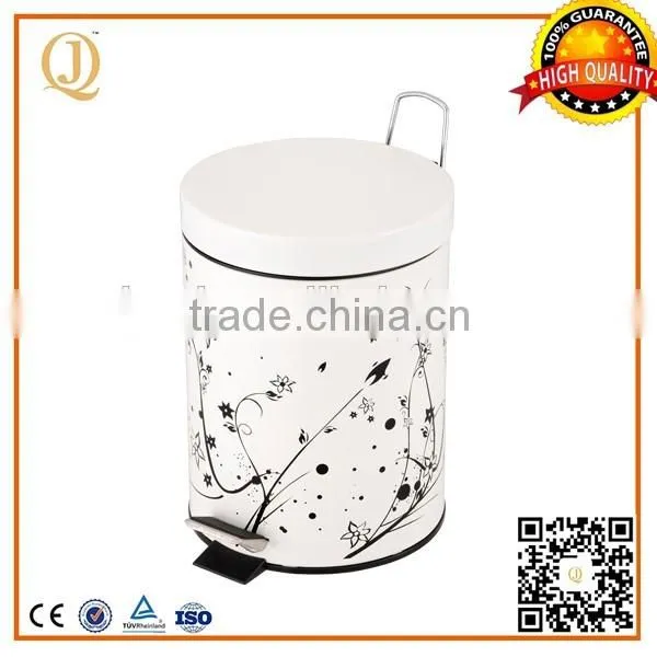 Kid's Bedroom Metal Trash Bin Indoor Foot Pedal Trash Bin photo-3