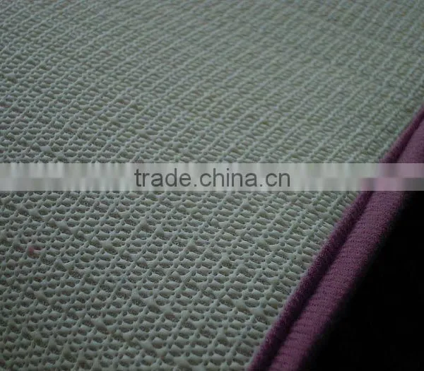 Double Color Chenille Bathroom Floor Mat With Anti Slip Base photo-6