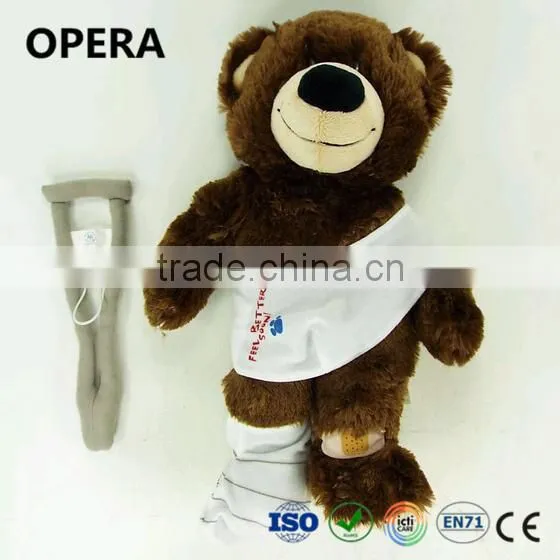 Cuddle CE EN71 Soft Get Well 3m Teddy Bear Plush Toy
