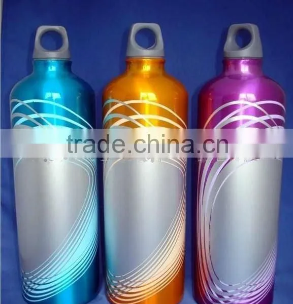 Colorful Aluminum Drinking Bottle 1000ml