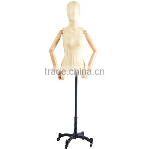 Wholesale Quality Adjustable Fabric Half Body Mannequin Torso photo-5