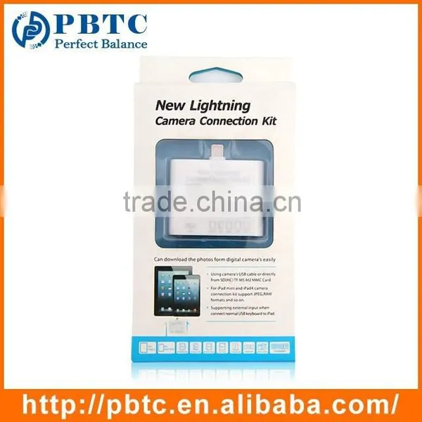5 in 1 USB TF SD Camera Connection Kit Adapter Card Reader For iPad 4