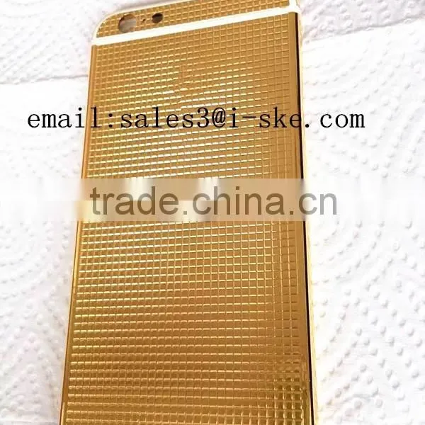For IPhone 6 6 Plus Luxury 24ct Gold Electroplating Housing Cover(Limited Edition) photo-2