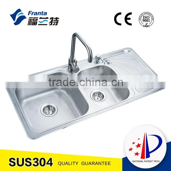 Modern New Style Rectangular Countertop One Piece Sink