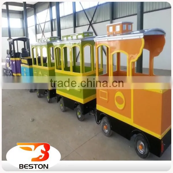 Outdoor Amusement Rides Tourist Road Trackless Train for Sale Adults and Kids photo-6