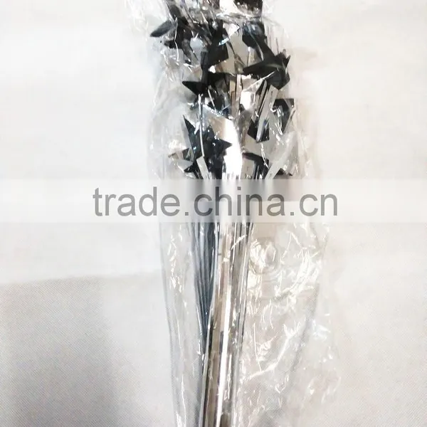 40cm High PET Silver Five-pointed Star Tree National Day Centerpiece Decoration photo-4