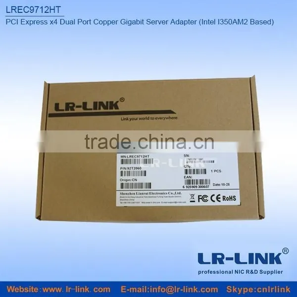 LREC9712HT PCI Express x4 Dual Copper Port 10/100/1000Mbps Network Card (Intel I350AM2 Based) photo-5