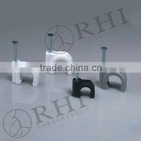 circle cable clips/round cable clips/steel nail cable clips                        
                                                Quality Choice