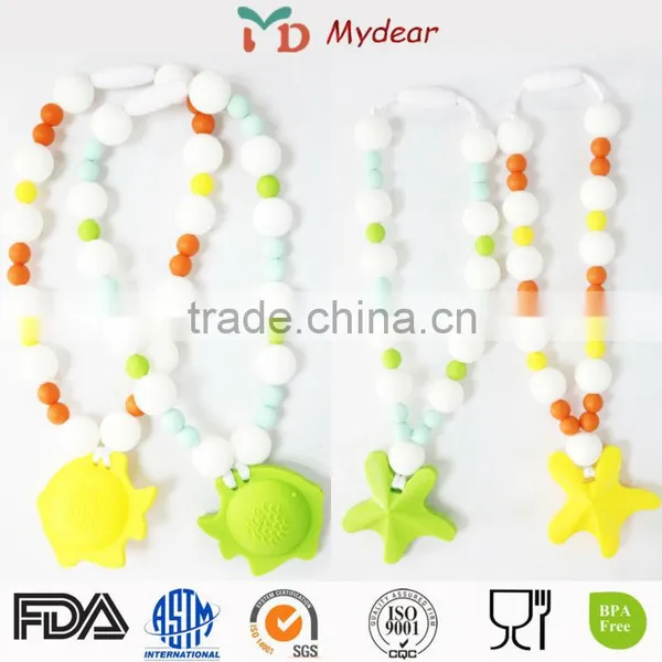 Good Infants Teething Jewelry Pendant and Necklace Bpa Free Teether photo-3