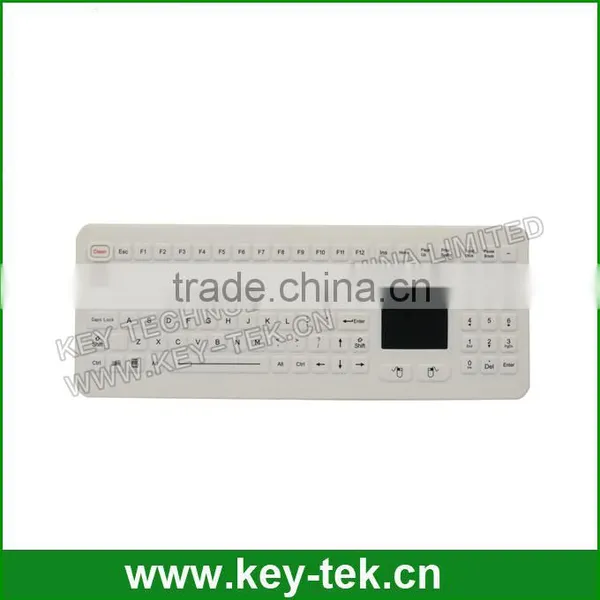 Factory Price Medical Backlight Silicone Antimicrobial Keyboard photo-3