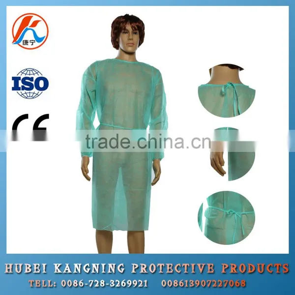 2015 Latest Custom Non Woven Disposable Hospital Robe photo-6