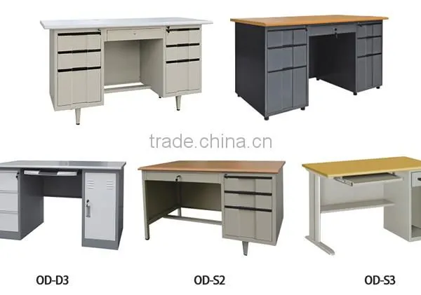 Simple Design Fashion Hot Sale Stainless Steel Home Office Computer Desk photo-6