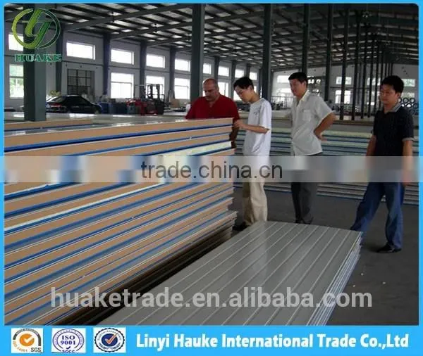 200mm pu polyurethane sandwich panel with bitzer compressor unit
