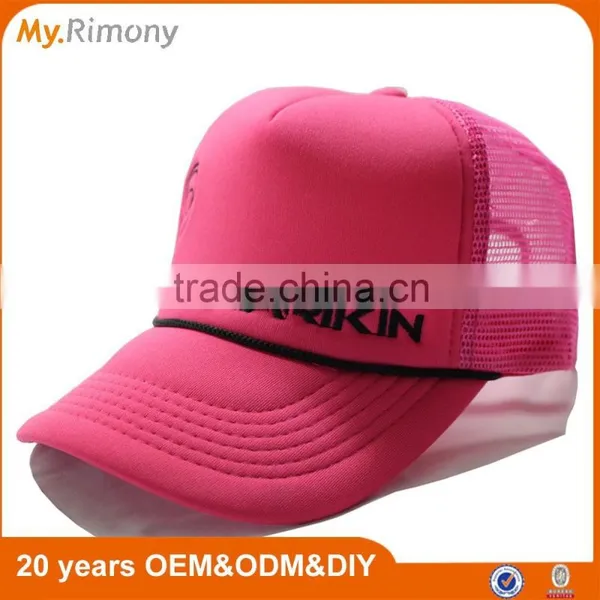 Neon Color Trucker Hats With Black Strap photo-2