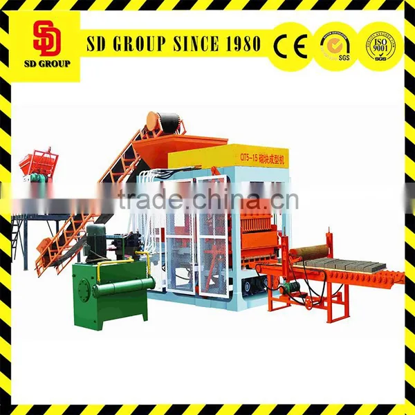 Full Automatic Hydraulic QT6-15 Fly Ash Brick Block Making Machine photo-4