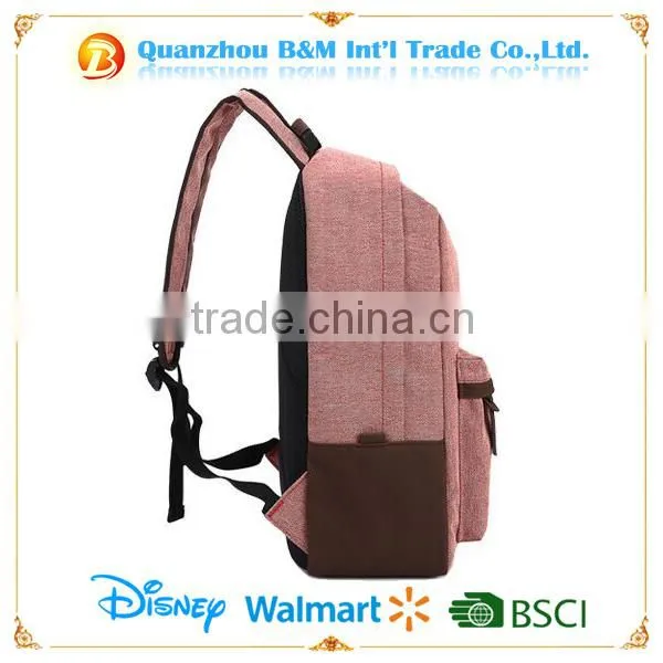 Canvas Daily Backpack Bags for Girls photo-3